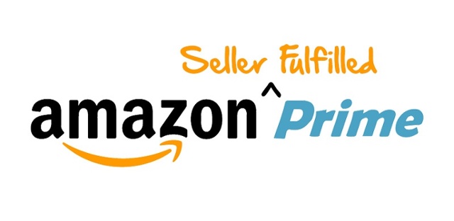 Amazon Logo with Seller Fulfilled Text